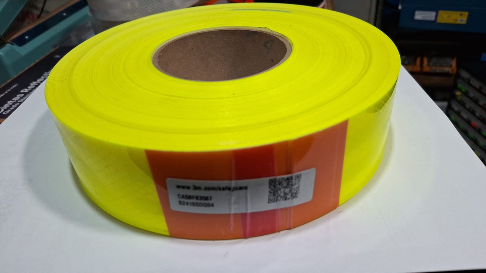 CINTA REFLECTIVA AMARILLO LIMON